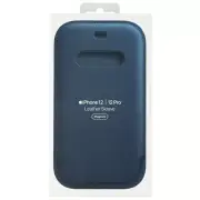 iPhone 12 Pro Max Leather Sleeve with MagSafe - Baltic Blue
