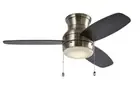 NEW! HOME DECORATORS Ashby Park 44" LED Brushed Nickel Ceiling Fan W Light Kit