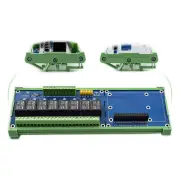 8-CH Relay Board HAT Case Kit for RPI Raspberry Pi 3 Model B Plus 4 Zero 2 W WH