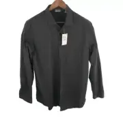 Kenneth Cole Reaction Men's Slim Fit Dress Shirt Size 17 32/33 Color Black