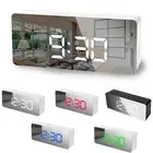 Alarm Clock Charging Alarm Clock ABS LED Mirror Display USB Cable 1 Set
