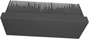 VICASKY 2pcs Straightening Comb Flat Iron Brush Hair Straightener Comb Hair Straightening Brush Black Nylon