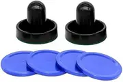 Perfeclan High-Quality Air Hockey Pushers and Pucks Bundle for Game Tables