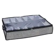 Simplify Under the Bed Shoe Storage Box 12 Pair Black (25430-BLACK)