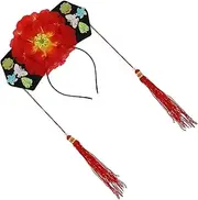 [TOBBOMEY] Traditional Qing Dynasty Hair Hoop Chinese Style Headband for Girls Hanfu Princess Costumes Festival Photo Prop
