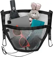 Polyester Car Storage Net Bag, Auto Safety Mesh Organizer, Backseat Pet Isolation Barrier, 15.7 Inches Front Seat for Car Travel, Clutter Control, and Pet Protection