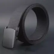 Wild-Men-Canvas-Belt-Hypoallergenic-Metal free-Plastic-Automatic-Buckle BK