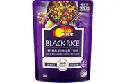 Sunrice Microwave Black Rice Pouch 250g