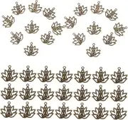 STOBOK Hanging Alloy Buddha Pendant Creative Design 100pcs Set for Decorative Home Decor