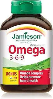 Jamieson 1200 mg Omega 3-6-9 Complex 200 Softgels