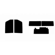 For Jeep Wrangler 3-door 2007+ Full Pre Cut Window Tint Kit Front & Rear Film