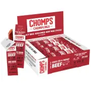 Snack Size Grass-Fed and Finished Smoky BBQ Beef Jerky Snack Sticks 0.5oz 24-...