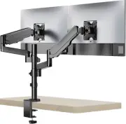 Dual Monitor Mount, 17-32 Inch Adjustable Spring Dual Monitor Arm for Desk Holds