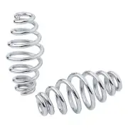 4" Barrel Chrome Motorcycle Solo Seat Spring For Harley Chopper Bobber Sportster