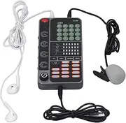 Portable Voice Changer, Handheld Microphone Voice Modulator Gaming Recording with 16 Sound Effects, Mini Live Broadcast Voice Disguiser for Live Streaming Singing Gaming