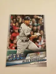 Alex Rodriguez 2020 Topps Update Decade's Best Insert Card #DB-65