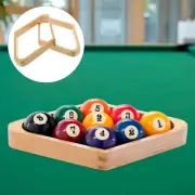 2 Pcs Billiard Wood Rack Foam Ball Pit Billiards Cleaning Machine Drinking Game