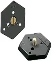 030HAS Hasselblad Fit 1/4" and 3/8" Heaxagonal Release Plate for Manfrotto Heads Using The Rc0 Style of Plate