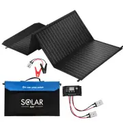 Folding Solar Panel Blanket Solar Mat Kit Camping Controller 12V 300W 200W 160W