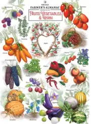 MasterPieces Fruits & Vegetables 1000 Piece Jigsaw Puzzle