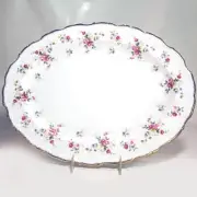 ROYAL ALBERT TENDERNESS Platter Medium NEW NEVER USED made in England Bone China