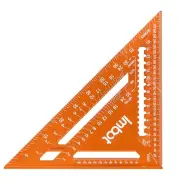 Aluminum Alloy Carpenter Precision Woodworking Triangle Measuring Ruler Rafter Square Measuring Layout Tool Multi-angle