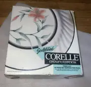 Corelle Crown Corning 16-piece Set sculptured Tiger Lily Dinnerware Serves 4 New