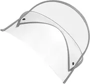 [LIFKOME] Raincoat Hat Brim Shield Plastic Rain Poncho Face Protector Easy Install for Dry Walk