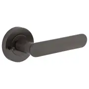 Bronte Lever Round Rose Privacy Kit (Inbuilt Privacy) Signature Brass