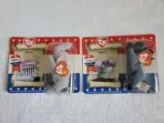 TY McDonald's Teenie BEANIE BABY RIGHTY and LEFTY 2000 NEW