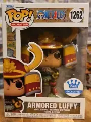 One Piece Armored Luffy # 1262 Funko Shop Exclusive Vynl Figure Mint Funko Pop