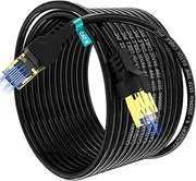 YSONG Cat 8 Ethernet Cable 30ft,High Speed 40Gbps,2000Mhz,26AWG,Gold Plated RJ45 Connector,for Outdoor&Indoor Weatherproof UV,for/PC/Modem/Router/Gaming,Faster Than Cat7/Cat6/Cat5