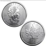 [紀念幣]2023加拿大楓葉盎司銀幣直徑38MM重量31.1GRAM材質9999純銀女王像