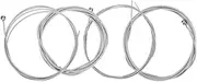 Fafeims Bass Strings,Durable Bass Strings, Durable 4-String Bass Strings with Steel and Nickel Alloy for Electric Bass Instrument Accessory