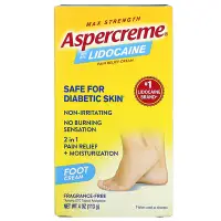 在飛比找iHerb優惠-[iHerb] Aspercreme 止痛腳霜，含 4% 利