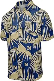 FOCO Men's Hawaiian Button Up Shirt