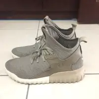 在飛比找蝦皮購物優惠-Adidas tubular x knit 淺灰