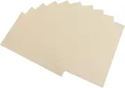 PHENOFICE 10 Sheets Rectangular Lens Cardboard Calligraphy Paper Rice Paper for Chinese Art 50cm x 30cm
