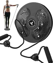 Breaking Limits Taillentwister - Twist Waist Disc Board - Drehscheibe, Balanceboard für Bauch, Beine, Po, Hüfte, inkl. Haltegriffe - Gleichgewichtstrainer, Drehplatte, ideal für Zuhause
