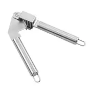 Handfree Stainless Steel Garlic Press Presser Crusher Grinder Kitchen Tool