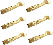 WEKADRIN 6pcs Mini Ice Tongs Elegant Pattern for Serving Appetizers Desserts and at Tea Parties and Gatherings