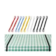 ECOHomes Table Cloth Holders for Outdoors & Picnic Table Bungees Straps (12 P...