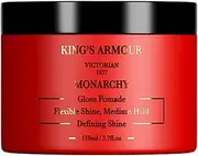 King's Armour Monarchy Gloss Pomade - Flexible Shine & Medium Hold - 110 ml