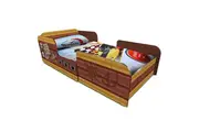 Kids Pirates Ship Bed Single Size