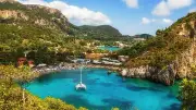 Paleokastritsa, Greece, Corfu 100% cotton wall home Decor high quality Canvas