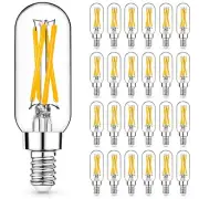 Mlambert 24 Pack E12 LED Edison Bulb,4W Equal 40W e12 Candelabra Bulb 2700K,D...