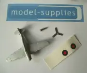 Hurricane Aeroplane Copy Dinky 62S with pin, Tin propeller & top roundals kit