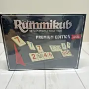 New Rummikub Premium Edition by Pressman - Features Racks - Large Engraved Tiles