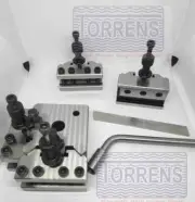 7 Pieces Set T37 Quick-Change Tool post With 4 Standard, 1 Vee,1 Parting holders