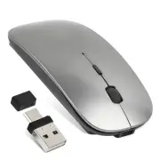 Wireless Mouse for MacBook Air Mac Laptop iPad Rechargeable Dual Mode 2.4G Mo...